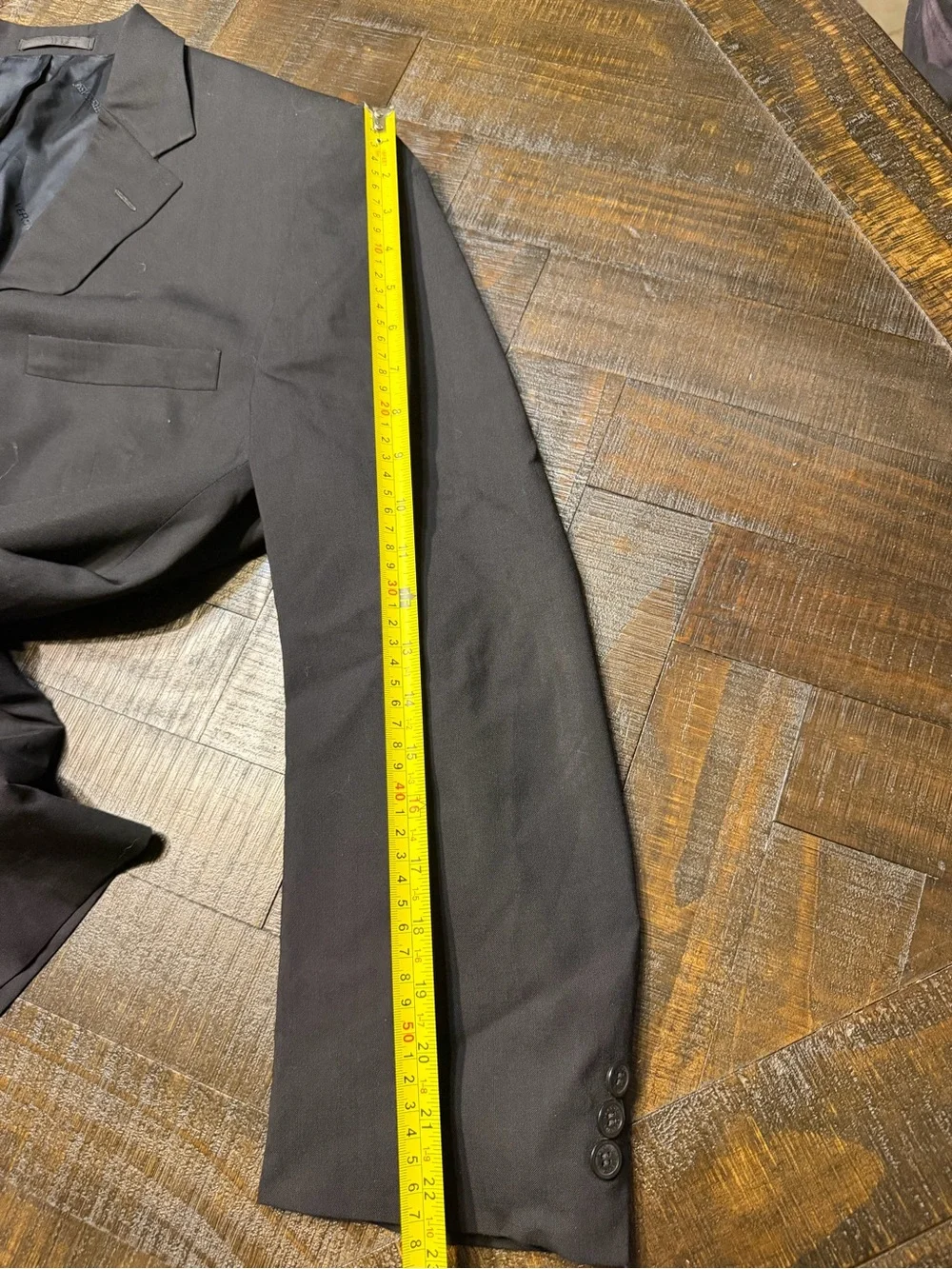Versace Black Men's Sport Coat - Classic Notch Lapel